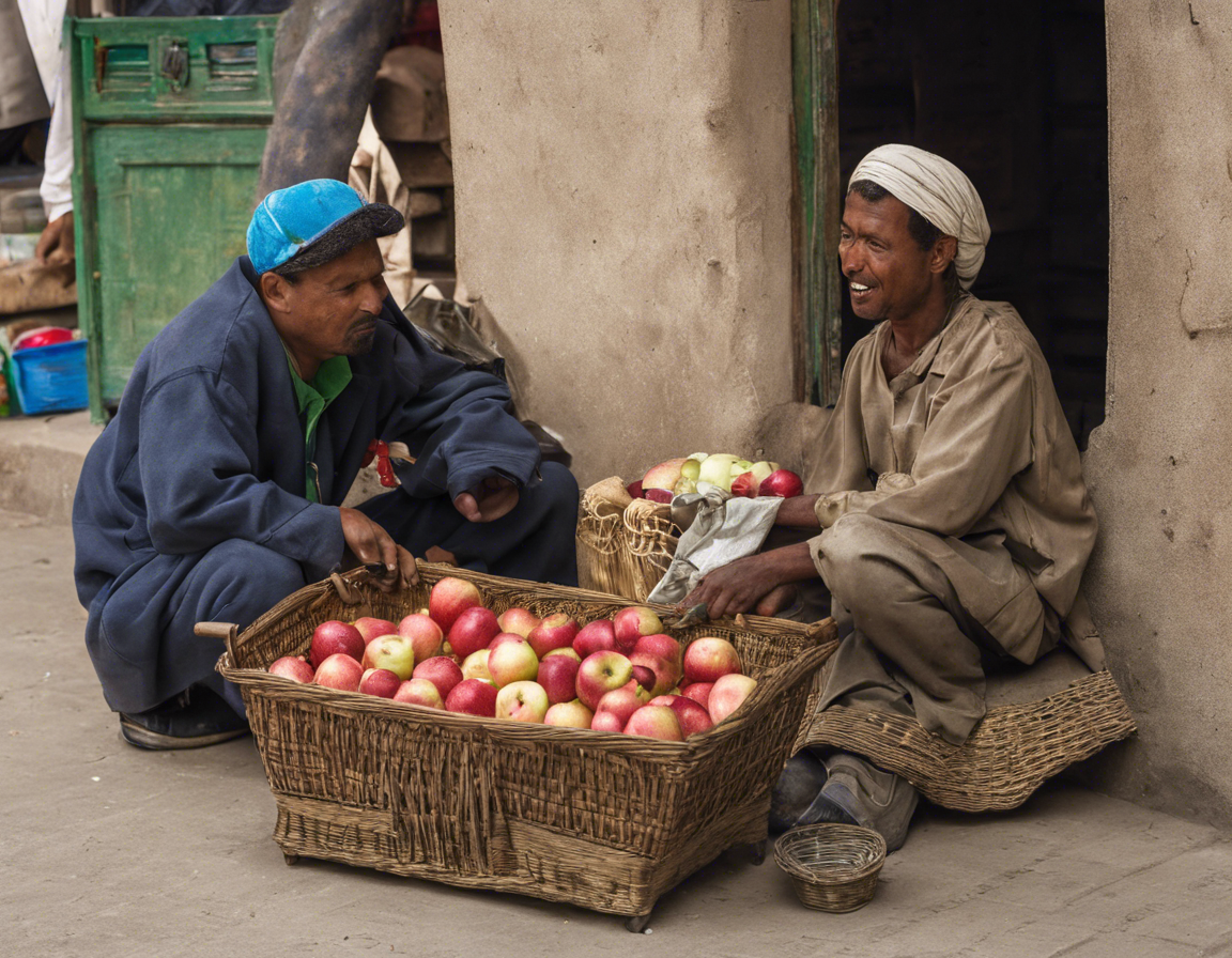 Apples Galore: A Fruit Seller’s Bounty
